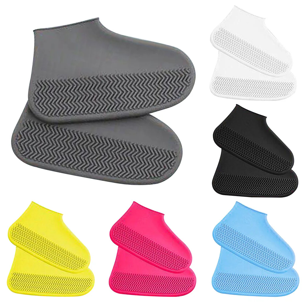 Cycling Commute Rain - 1 Pair Reusable Rubber Rain Boot