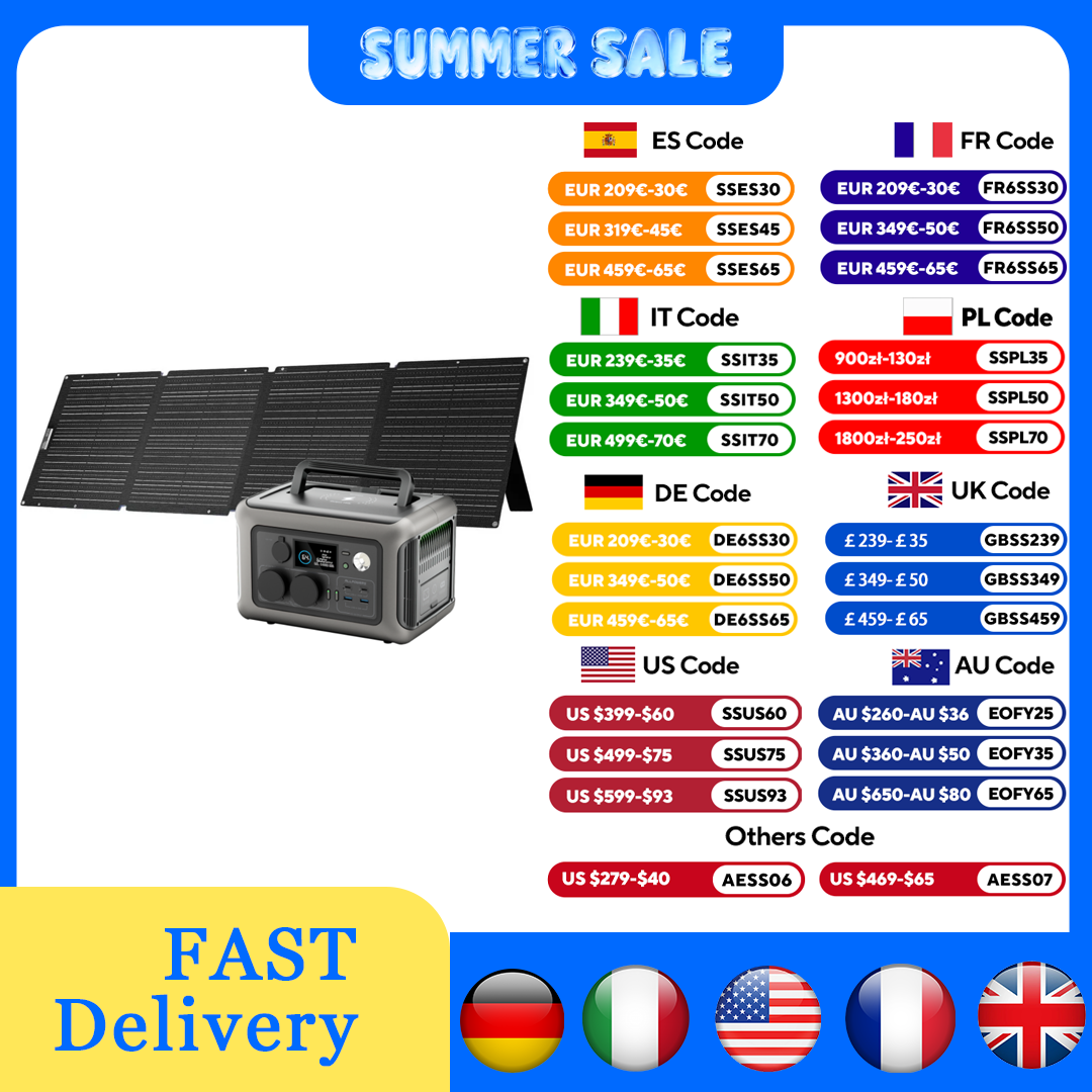 Usb Charger Dynamo - ALLPOWERS R600 299Wh 600W LiFePO4 Portable