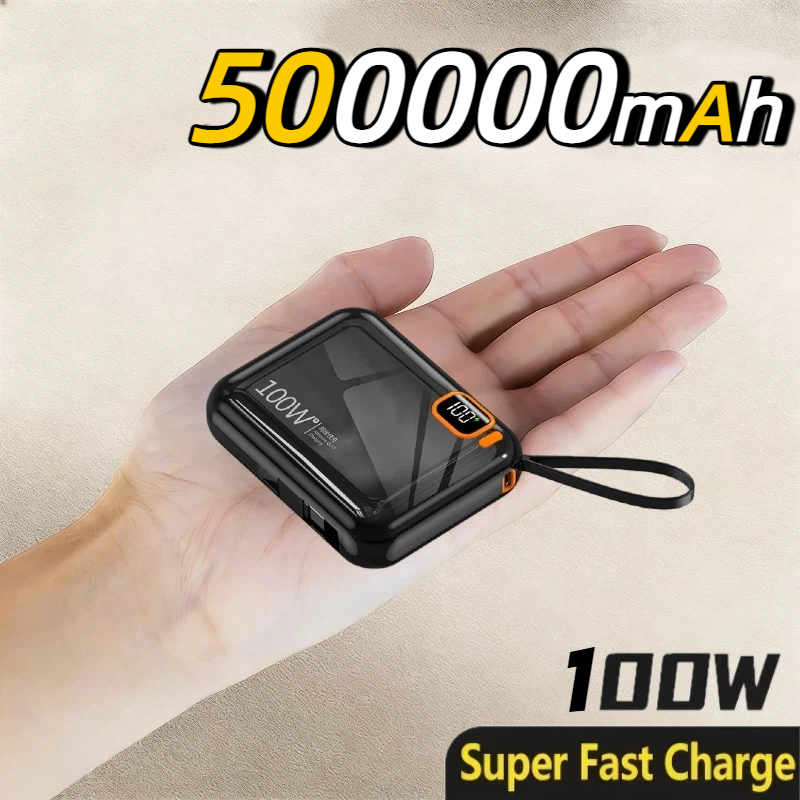 Usb Charger Dynamo - 50000mAh Power Bank 100W Detachable Usb