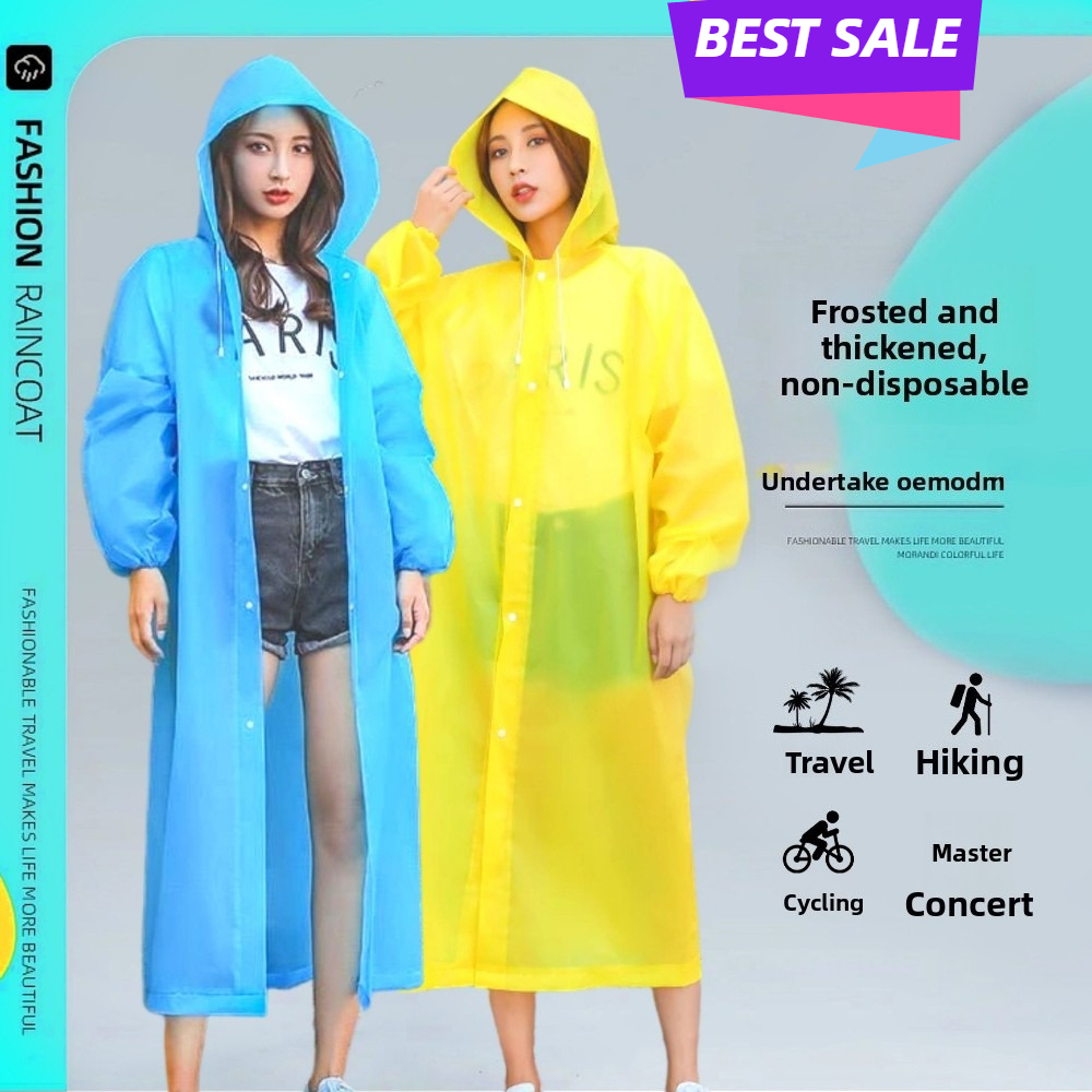 Reusable Thickened Adult Rainc - Cycling Commuter Rain Gear avis et prix
