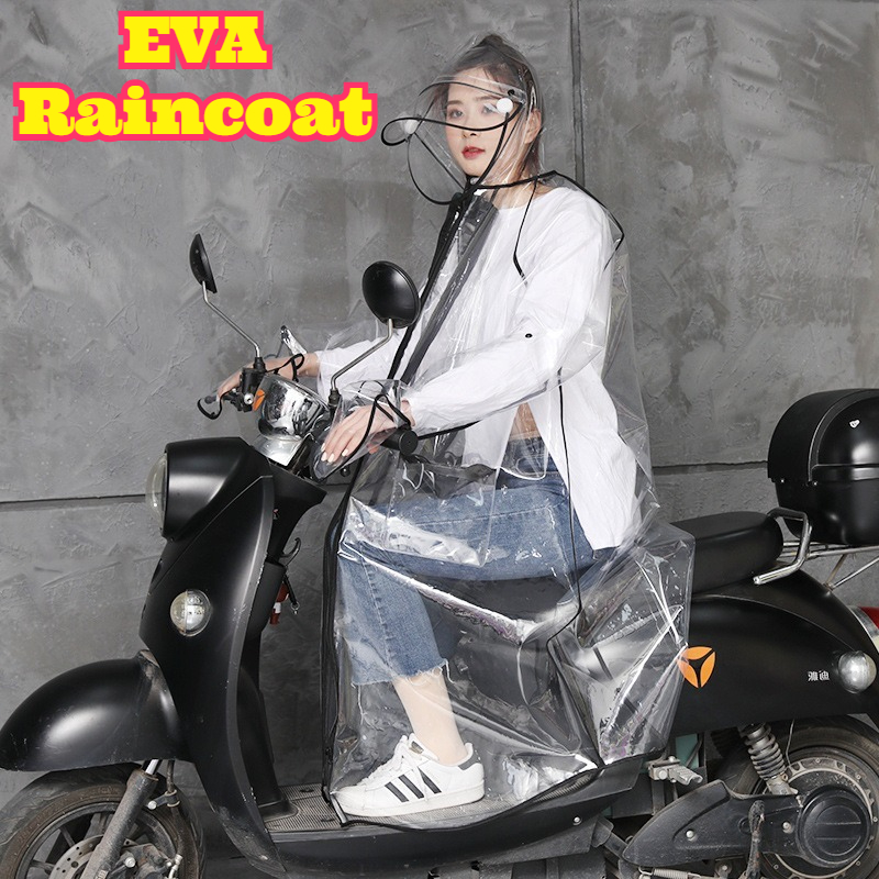 Transparent EVA Rain Poncho Ho - Cycling Commute Rain avis et prix