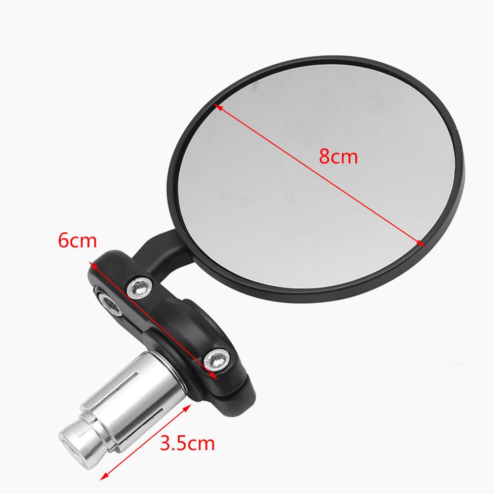 2pcs Motorcycle Mirror Round B - Mirror Handlebar Convex avis et prix