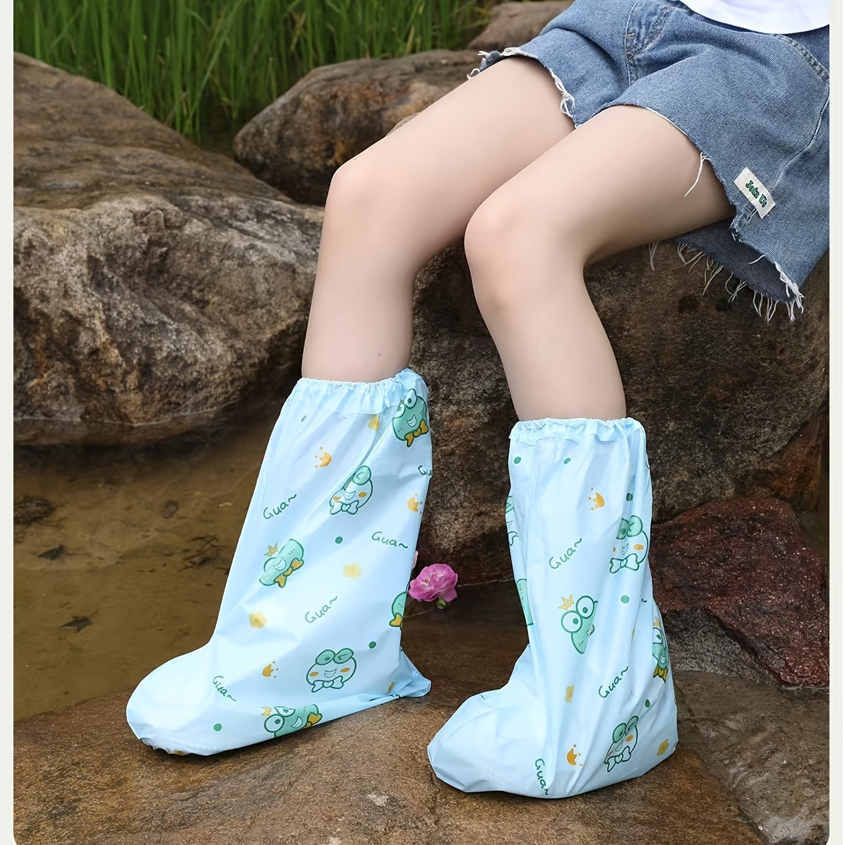 10pc Frog Cartoon Shoe Covers  - Cycling Shoes For Commute avis et prix