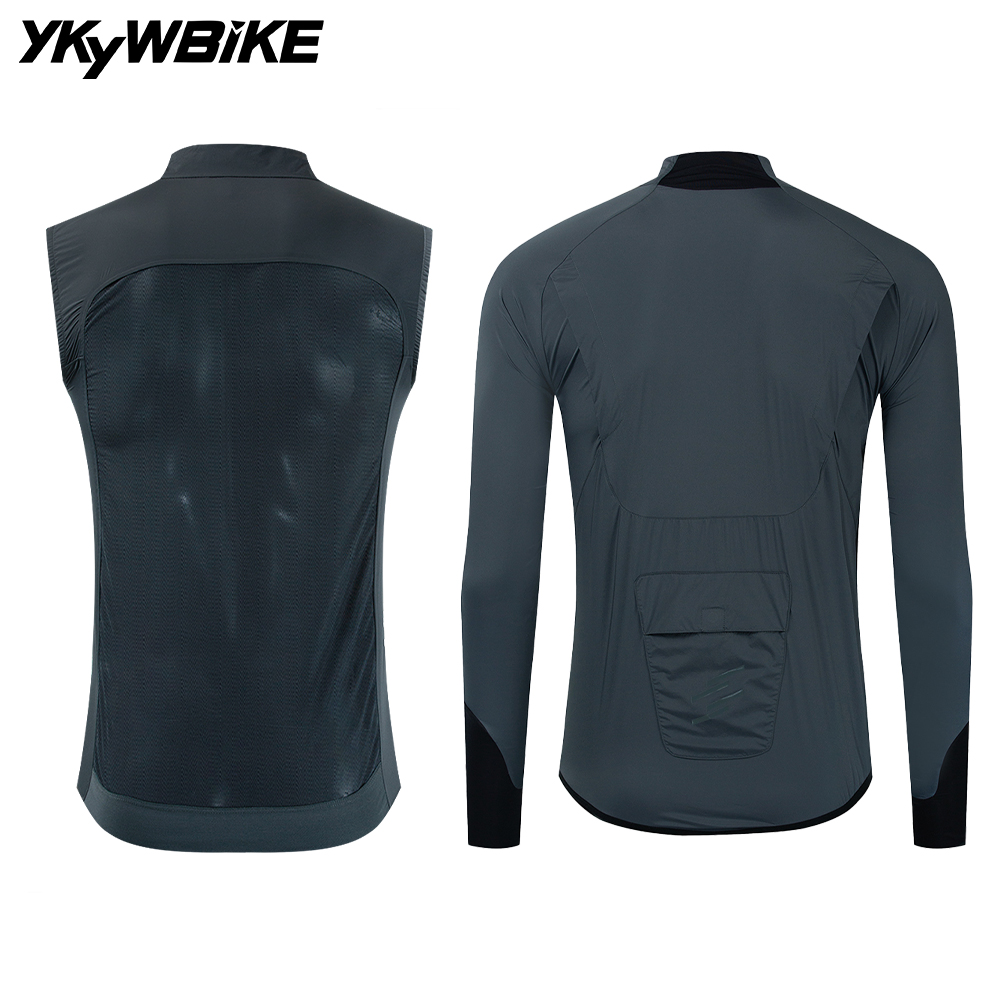 YKYWBIKE Cycling Windbreak wit - Cycling Commuter Jacket avis et prix