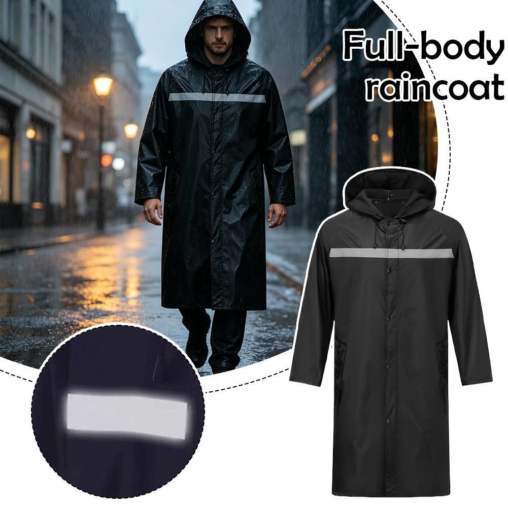 Unisex Full-Body Raincoat with - Cycling Commute Rain avis et prix