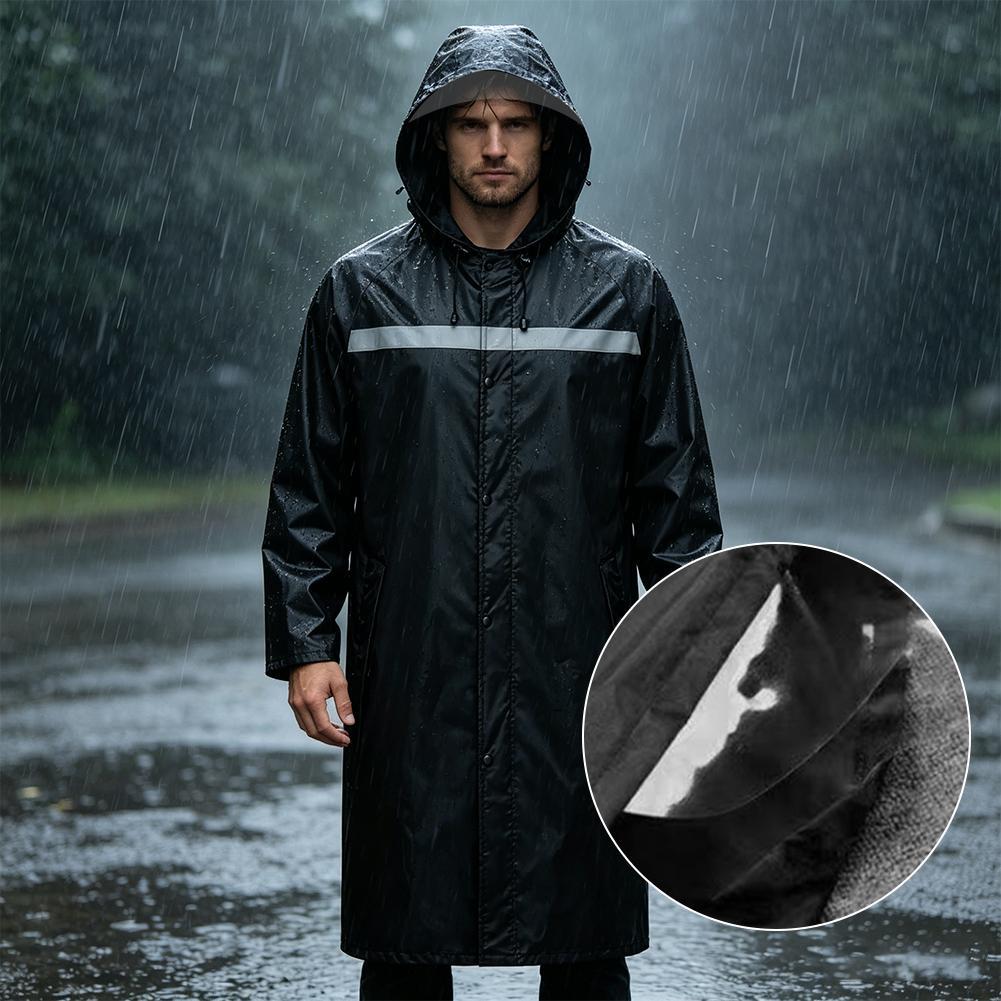Unisex Full-Body Raincoat with - Cycling Commute Rain avis et prix