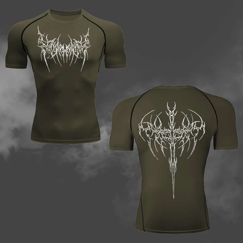 Men's Compression T-Shirt Goth - Cycling Commute Training avis et prix