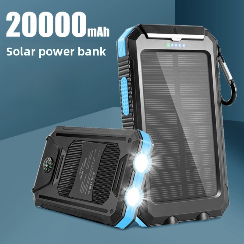 Solar Power Bank Waterproof Ou - Usb Charger Dynamo avis et prix