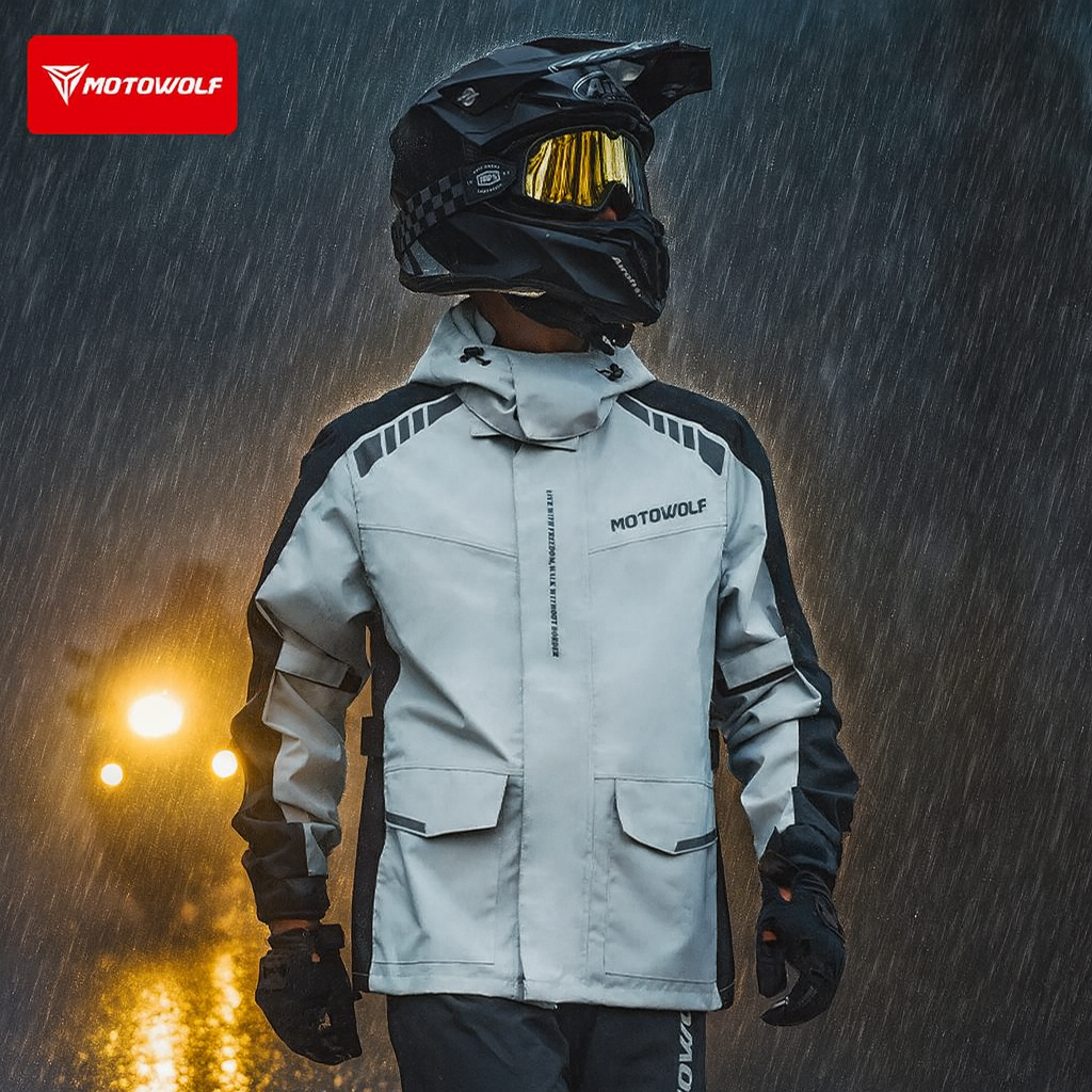 Motorcycle Reflective Raincoat - Cycling Commute Rain avis et prix