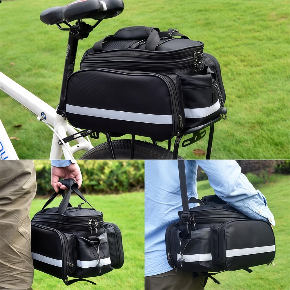 Bike Rear Rack Bag Bicycle Tru - Cycling Commute Rain avis et prix