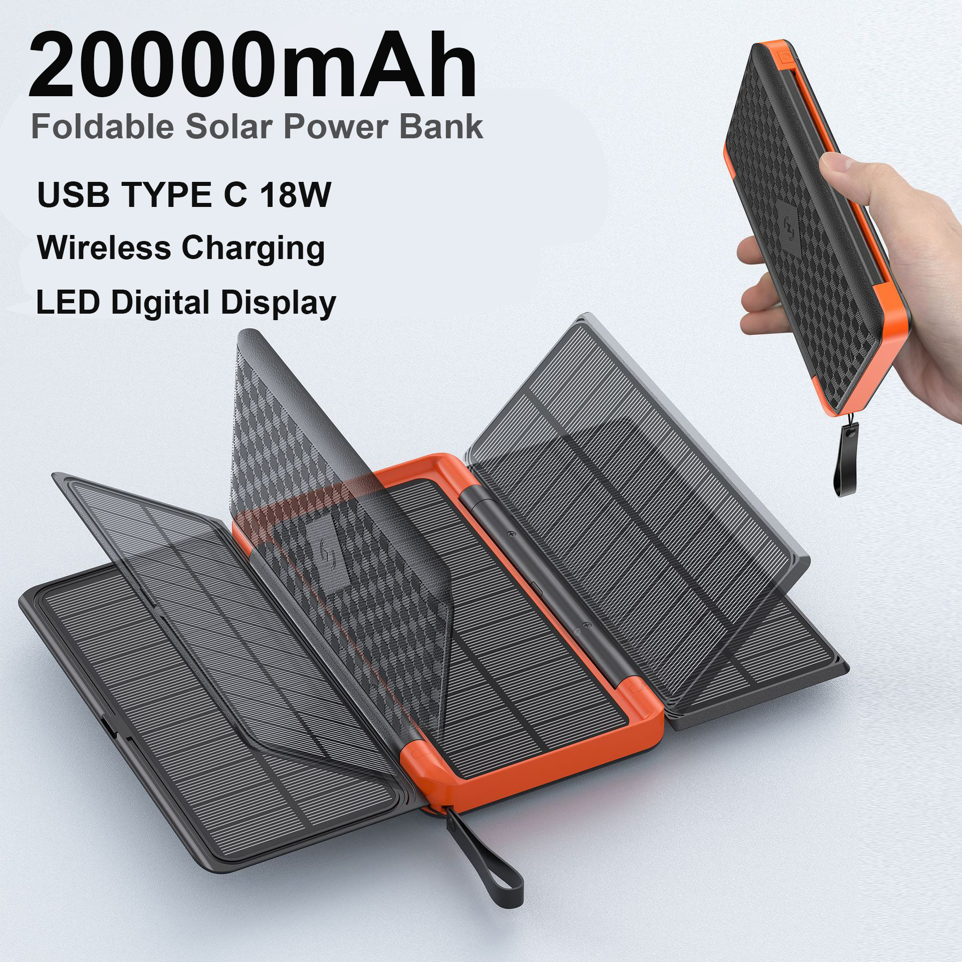 20000mAh outdoor  Solar Power  - Usb Charger Dynamo avis et prix