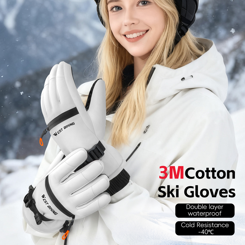 WEST BIKING 3M Cotton Ski Glov - Winter Cycling Commute Gear avis et prix