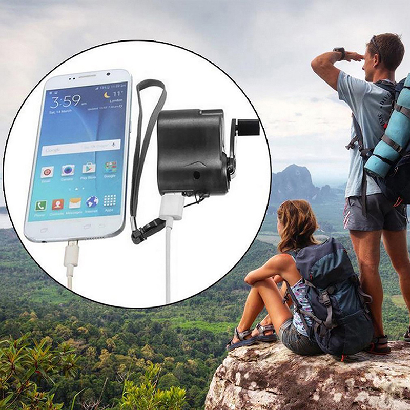 Emergency Outdoor Hand Crank P - Usb Charger Dynamo avis et prix