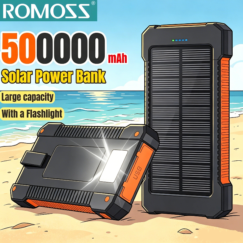 ROMOSS 500000mAh Solar Power B - Usb Charger Dynamo avis et prix