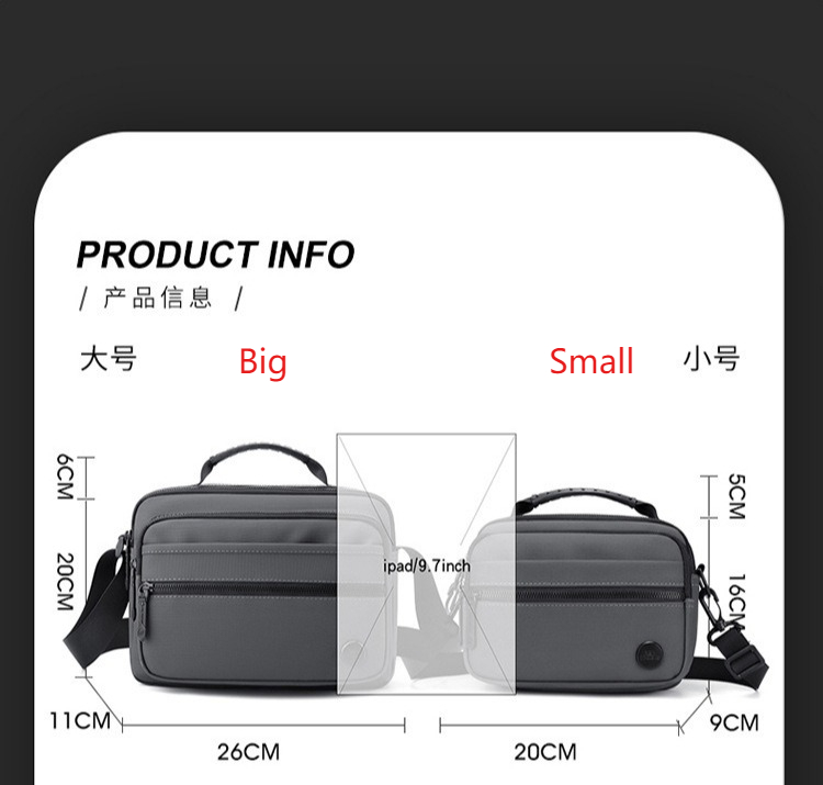 Lightweight Nylon Crossbody Ba - Cycling Commute Essentials avis et prix