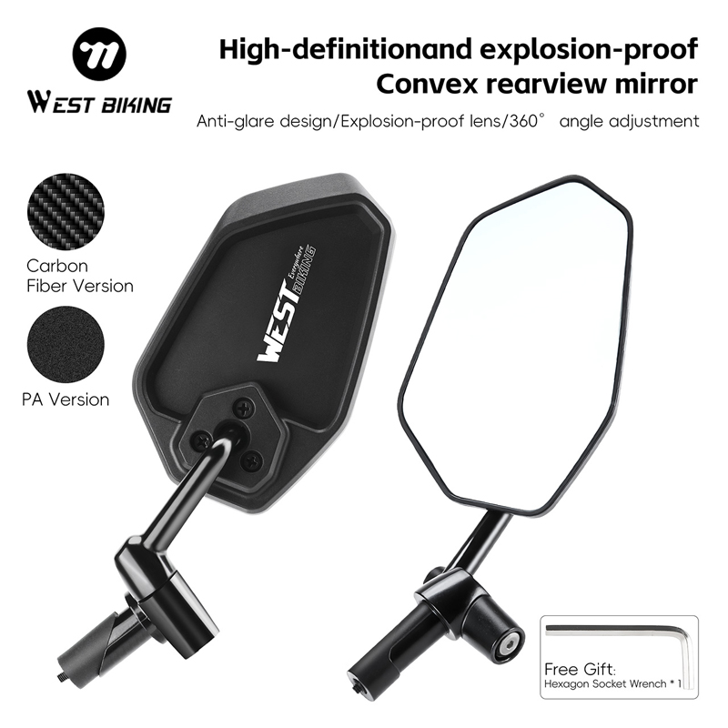 WEST BIKING HD Anti-glare Conv - Mirror Handlebar Convex avis et prix
