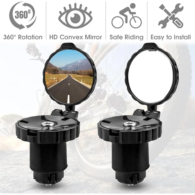Bicycle Handlebar Convex Mirro - Mirror Handlebar Convex avis et prix