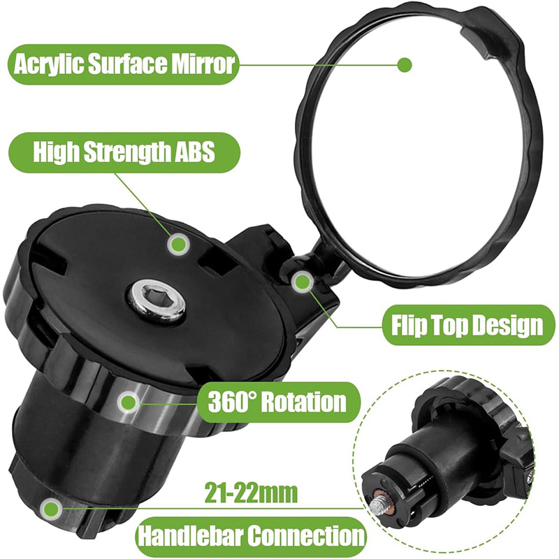 Bicycle Handlebar Convex Mirro - Mirror Handlebar Convex avis et prix