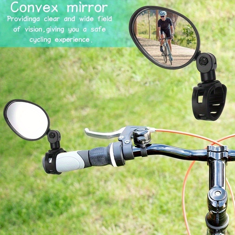 1/2PCS  Bike Mirrors, Acrylic  - Mirror Handlebar Convex avis et prix