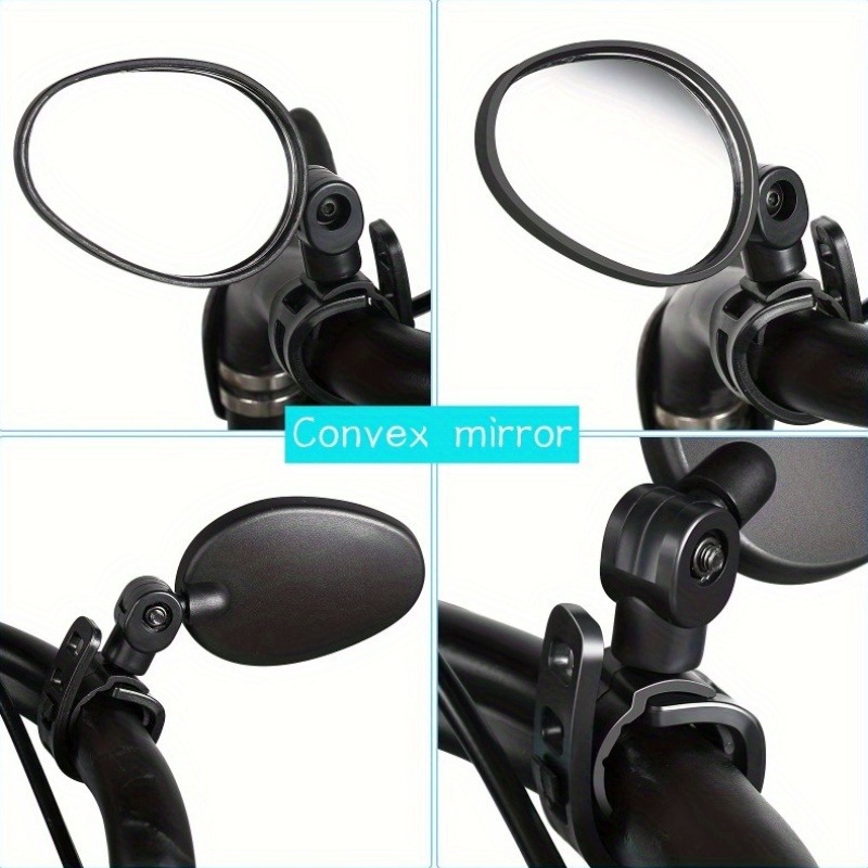1/2PCS  Bike Mirrors, Acrylic  - Mirror Handlebar Convex avis et prix