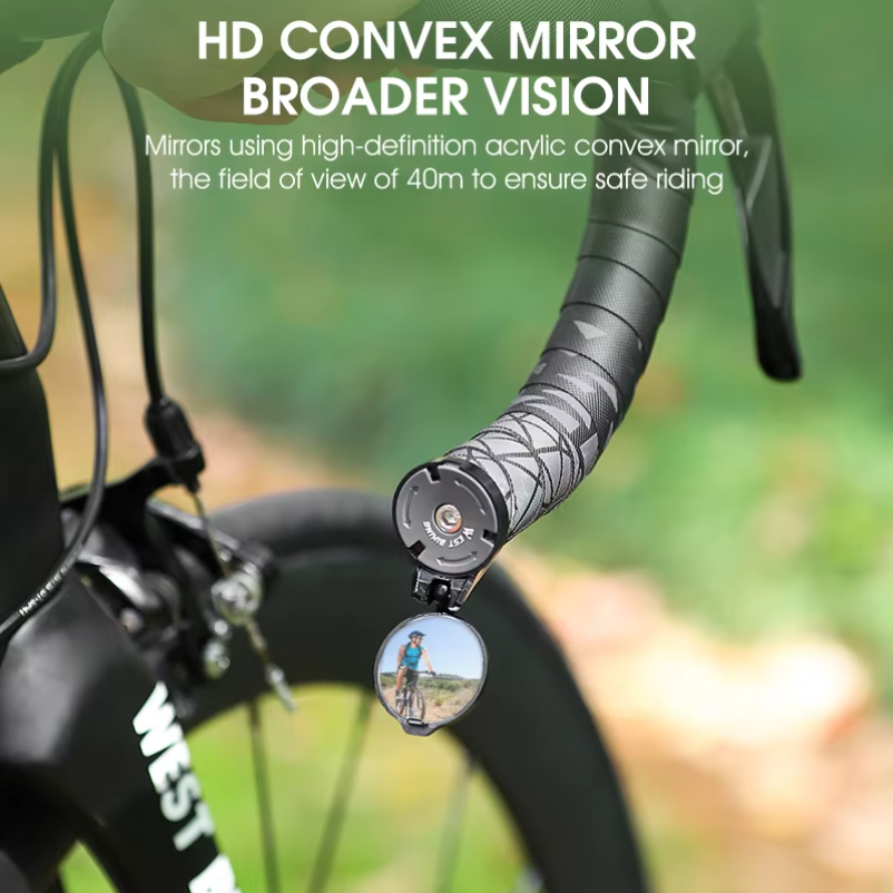 WEST BIKING Bike Rearview Mirr - Mirror Handlebar Convex avis et prix