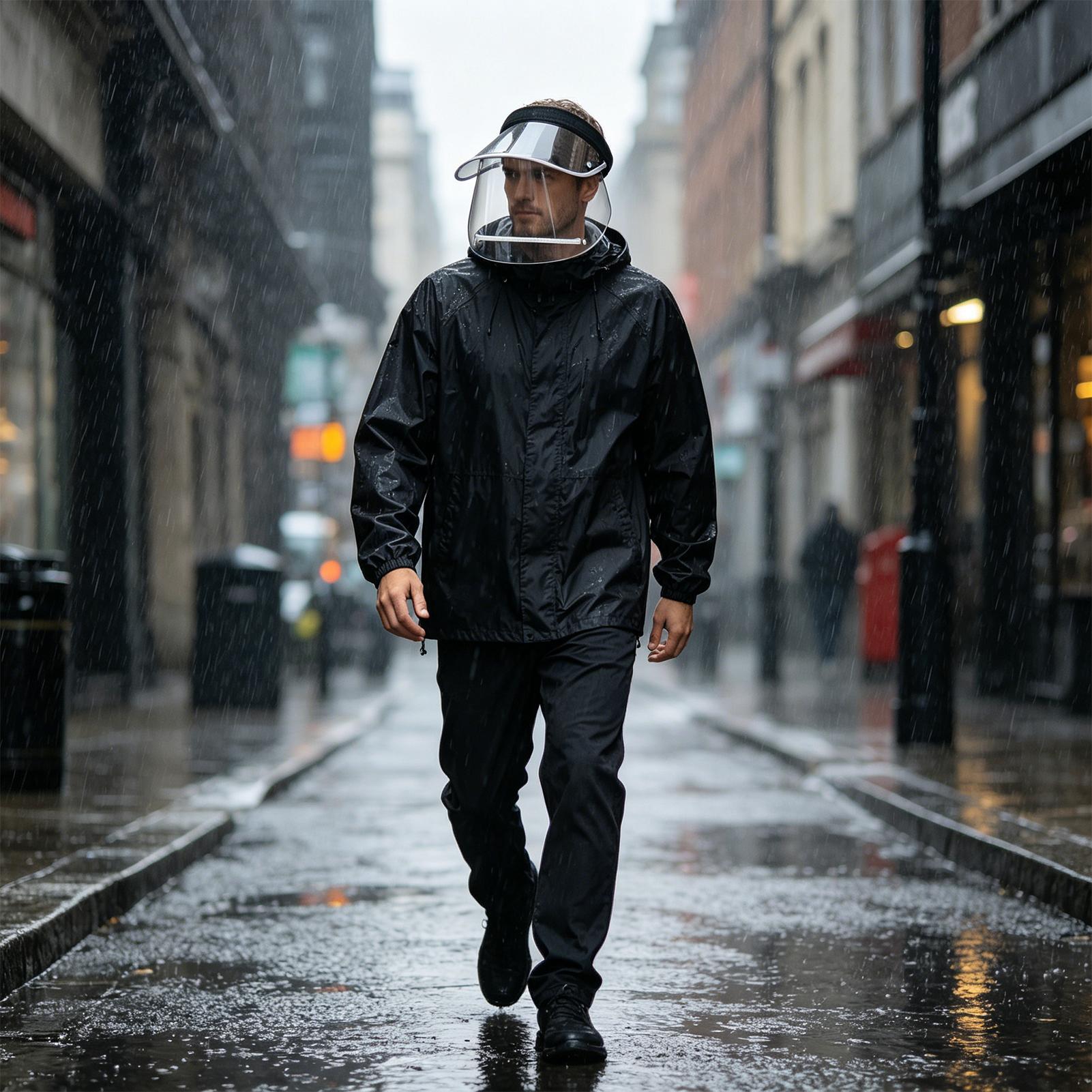 Rainproof Face Shield Clear Wi - Cycling Commute Rain avis et prix
