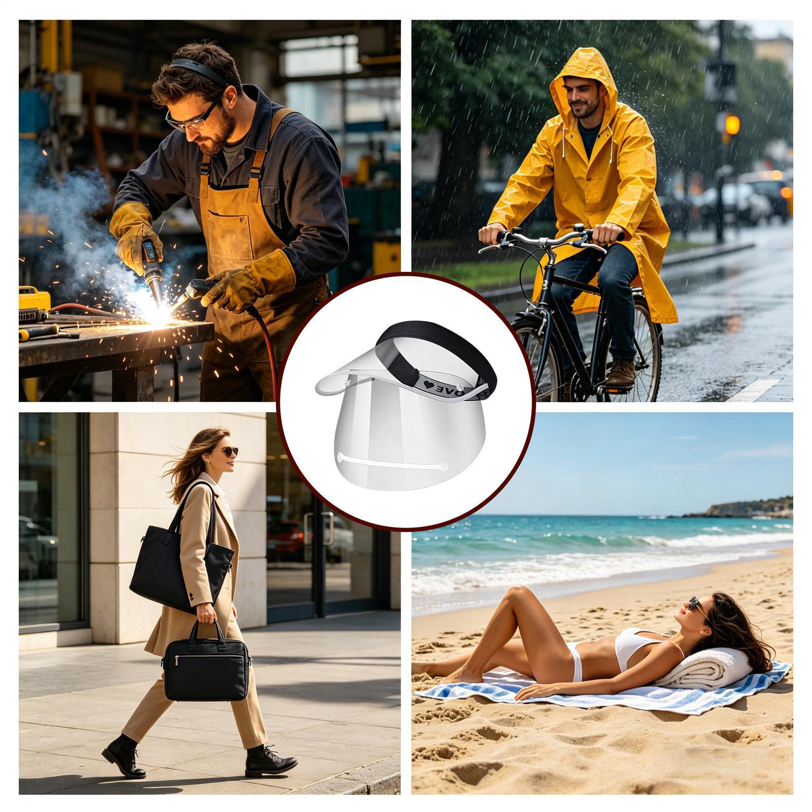 Rainproof Face Shield Clear Wi - Cycling Commute Rain avis et prix