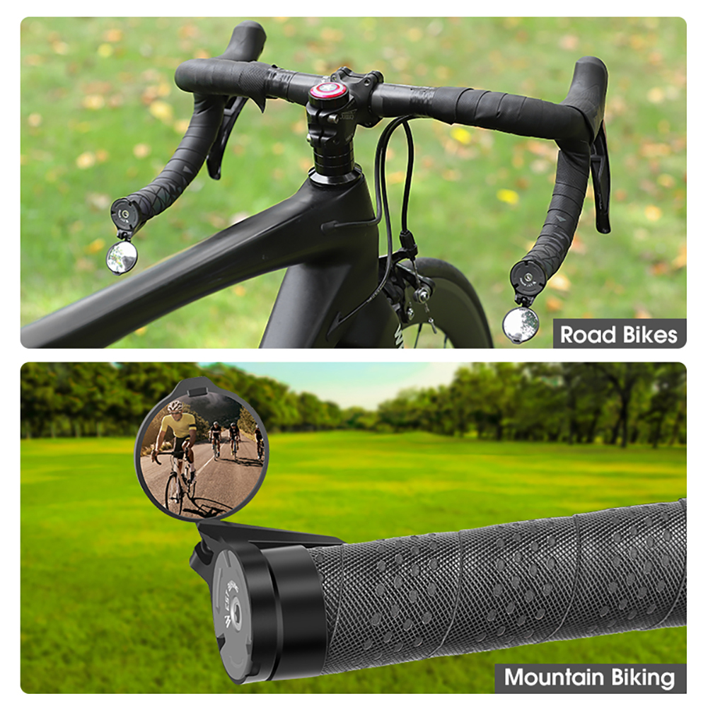 2 Pcs Bar End Bike Mirror 360  - Mirror Handlebar Convex avis et prix