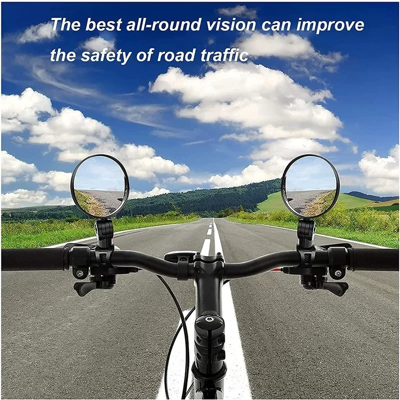 2-8pcs Bike Mirror, Bar End Bi - Mirror Handlebar Convex avis et prix