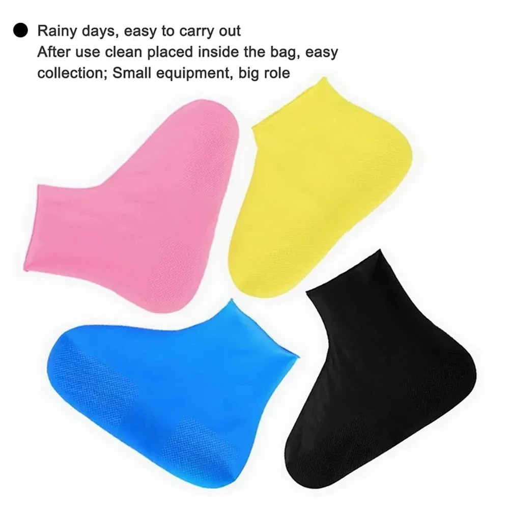 1 Pair Reusable Rubber Rain Bo - Cycling Commute Rain avis et prix