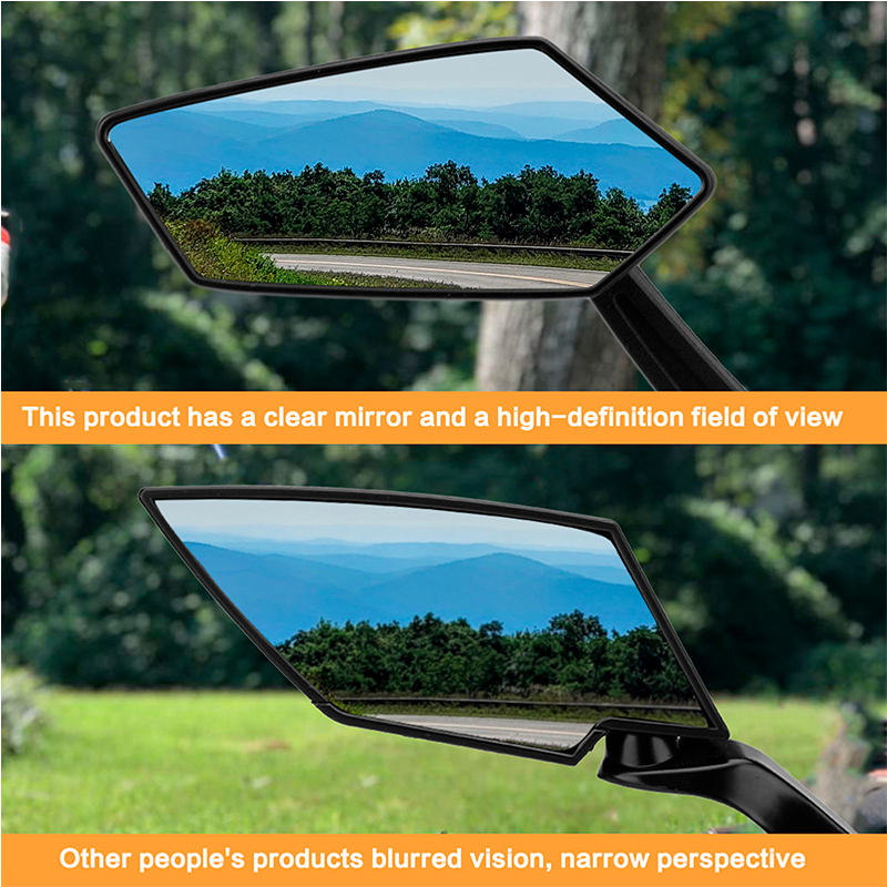 Motorcycle Handlebar Mirror Fo - Mirror Handlebar Convex avis et prix