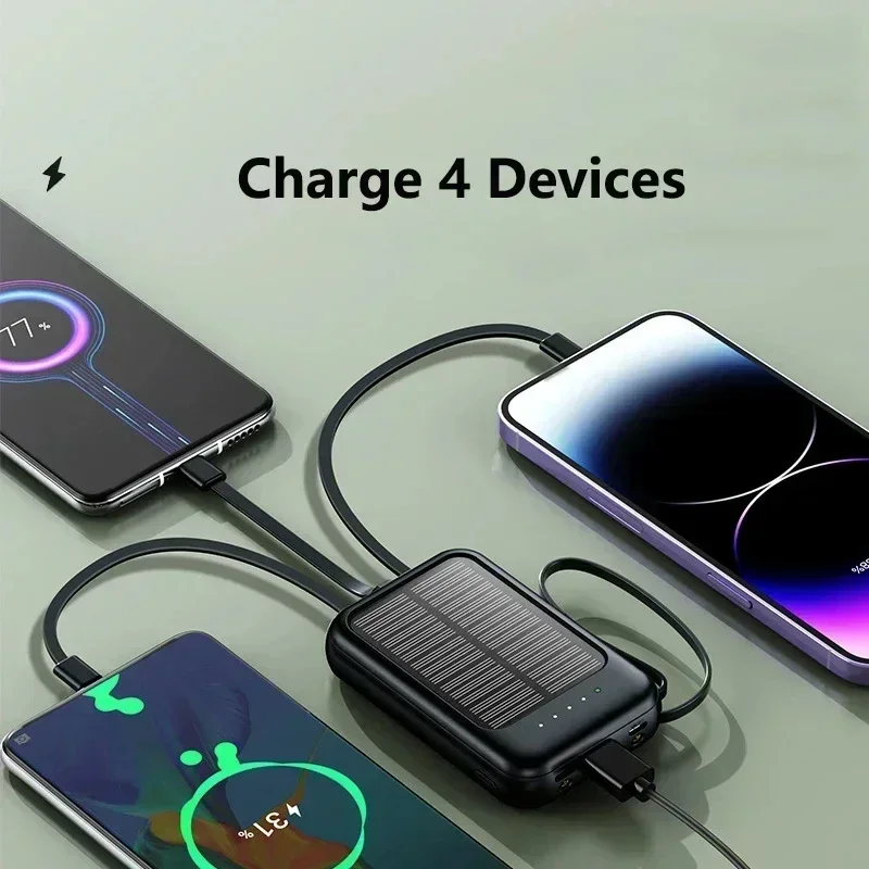 50000mAh Solar Power Bank Supe - Usb Charger Dynamo avis et prix