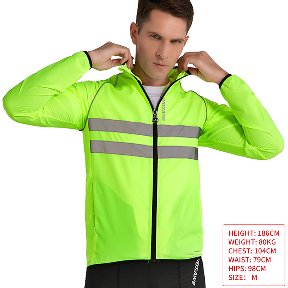 WOSAWE Men Cycling Windbreaker - Cycling Commuter Jacket avis et prix