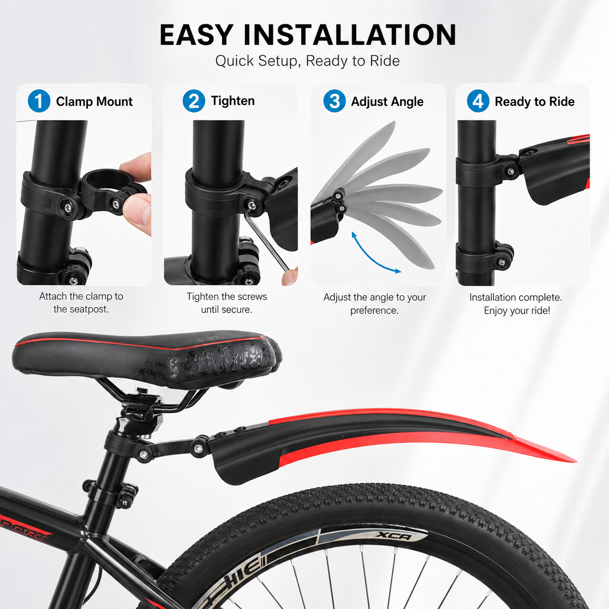 PINMOAP Mtb Road Bike Fender B - Cycling Commute Rain avis et prix