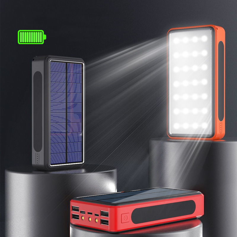 50000mAh Solar Power Bank Port - Usb Charger Dynamo avis et prix