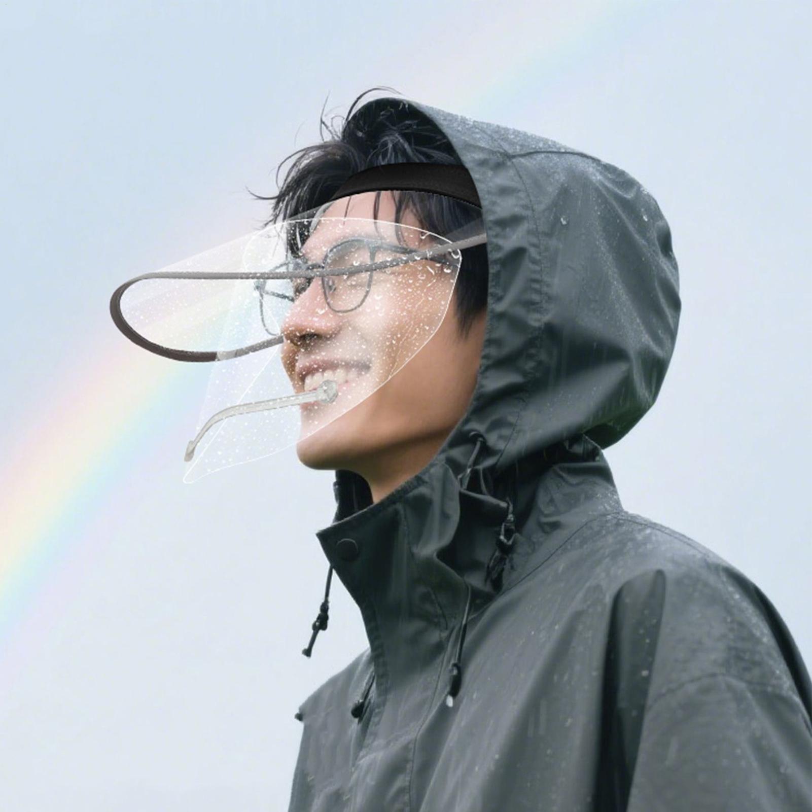 Rain Face Cover With Elastic H - Cycling Commute Rain avis et prix