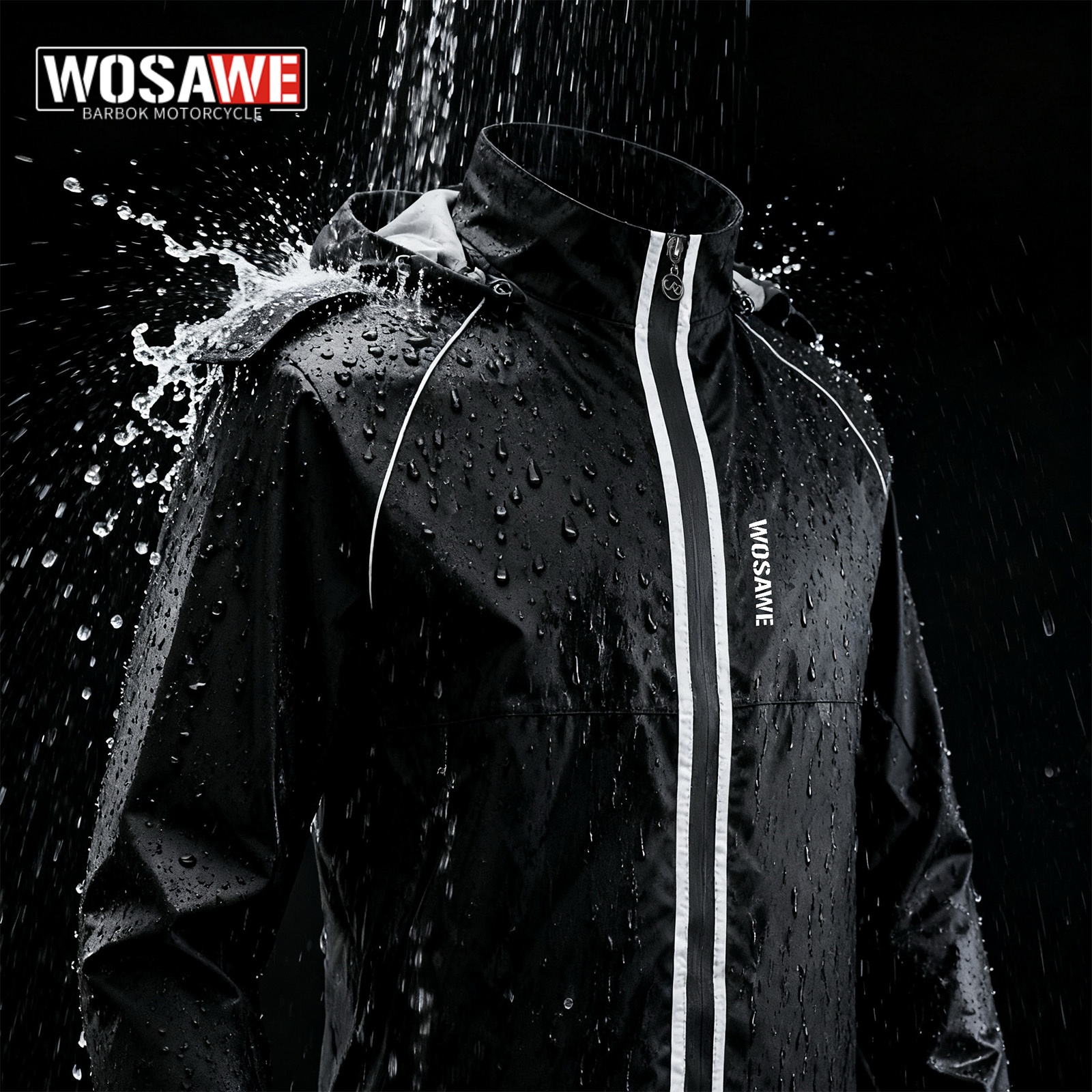 WOSAWE Reflective Motorcycle R - Cycling Commute Rain avis et prix