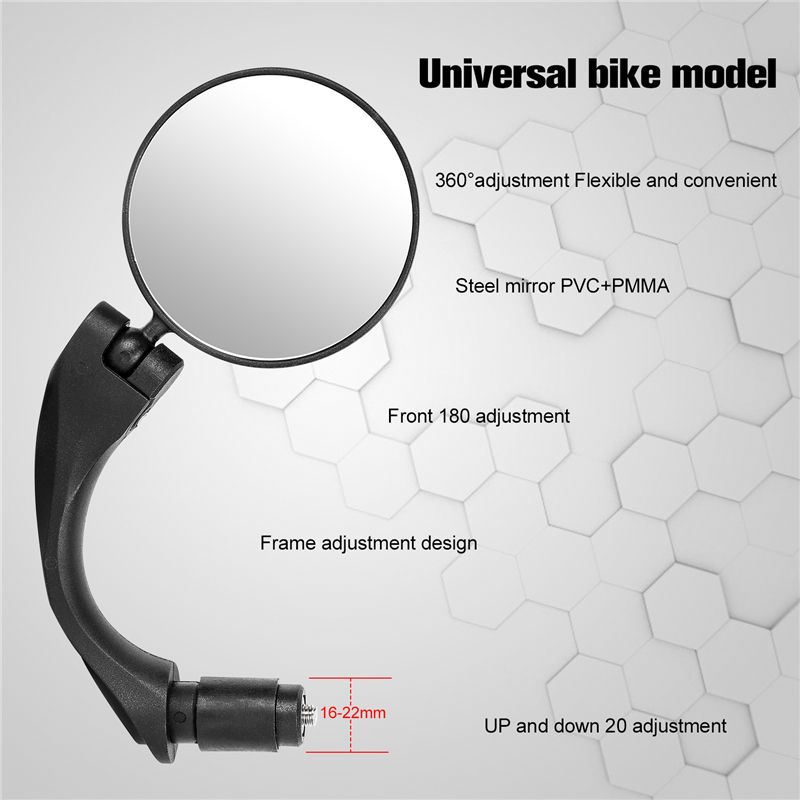 WEST BIKING Bicycle HD Rearvie - Mirror Handlebar Convex avis et prix