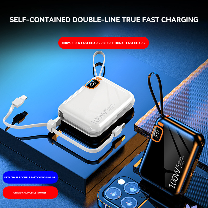 50000mAh Power Bank 100W Detac - Usb Charger Dynamo avis et prix