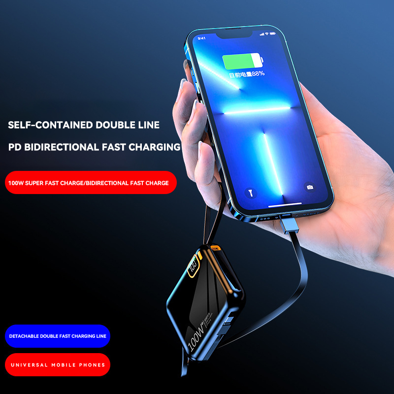 50000mAh Power Bank 100W Detac - Usb Charger Dynamo avis et prix