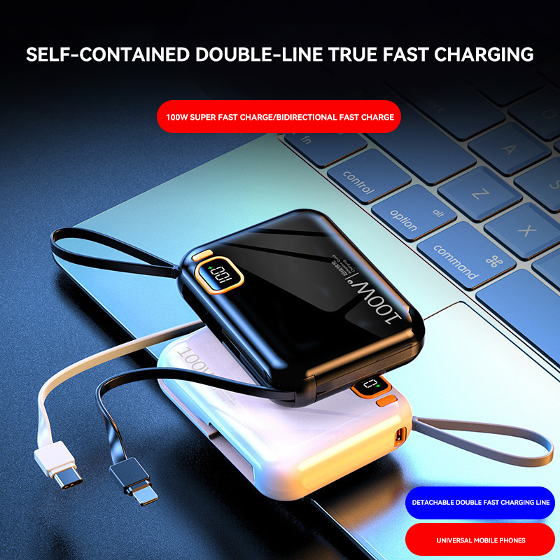 50000mAh Power Bank 100W Detac - Usb Charger Dynamo avis et prix