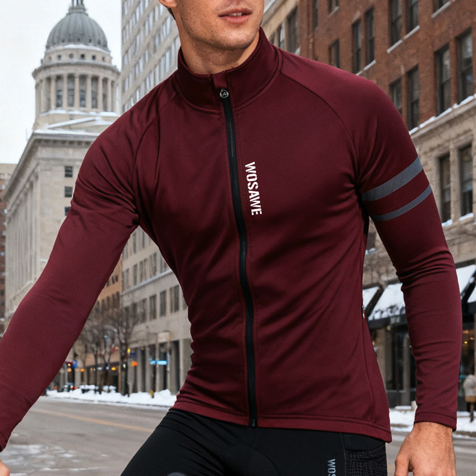 WOSAWE Winter Men's Cycling Ja - Cycling Commuter Jacket avis et prix