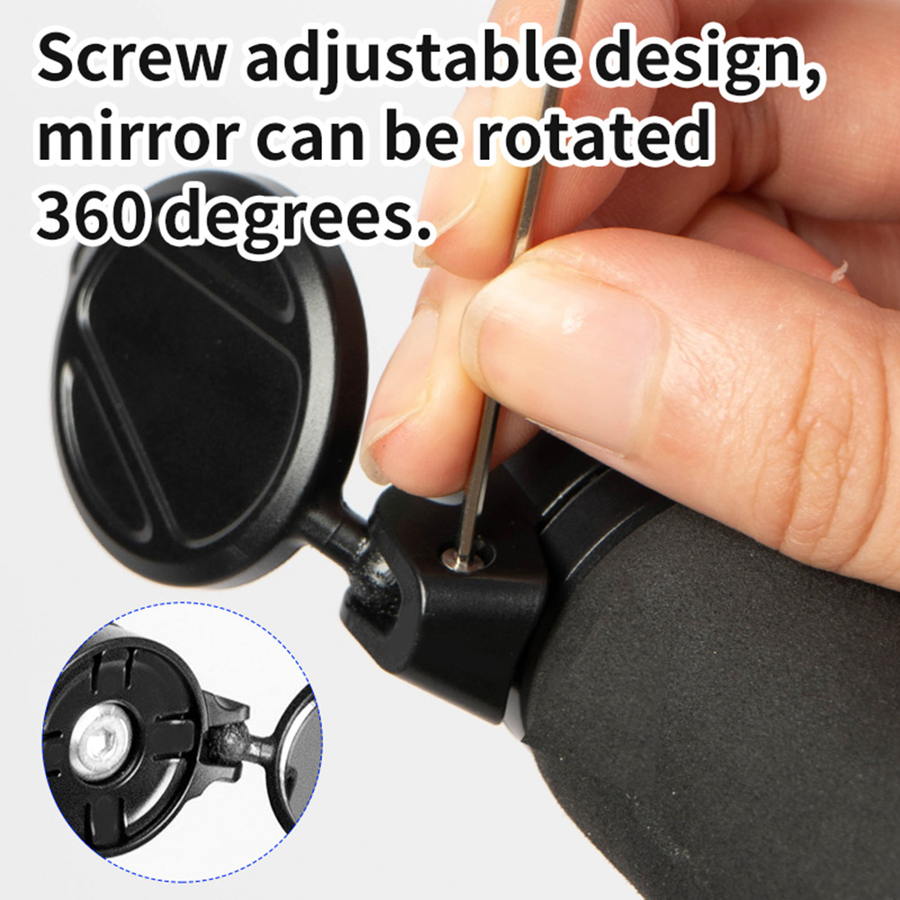 1-5PCS Bicycle Rearview Mirror - Mirror Handlebar Convex avis et prix