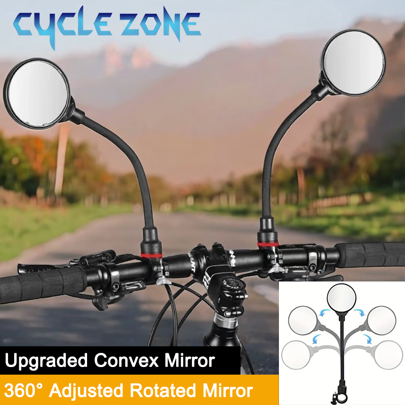 Bicycle Mirror Bike Handlebar  - Mirror Handlebar Convex avis et prix