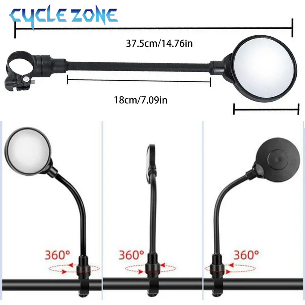 Bicycle Mirror Bike Handlebar  - Mirror Handlebar Convex avis et prix
