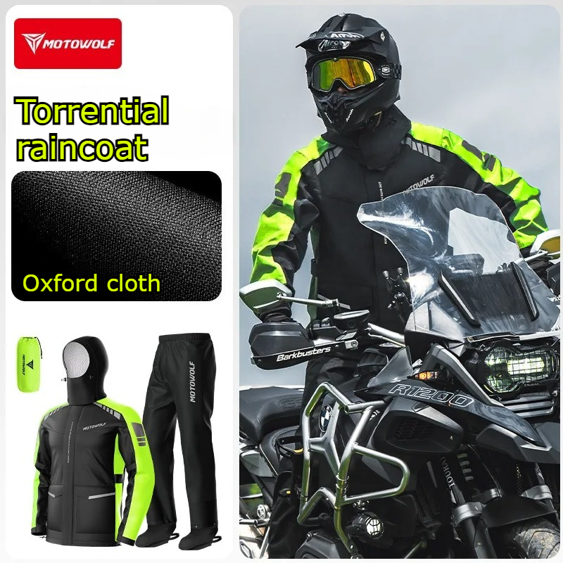Motowolf Reflective Motorcycle - Cycling Commute Rain avis et prix