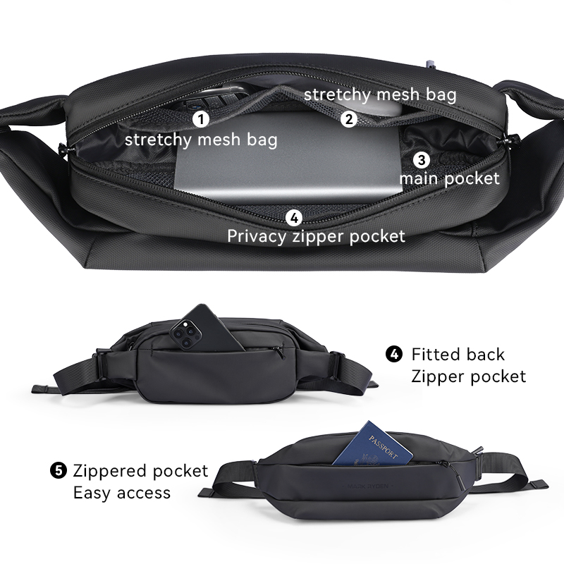 MARK RYDEN Multi-pocket Chest  - Waterproof Cycling Commute avis et prix
